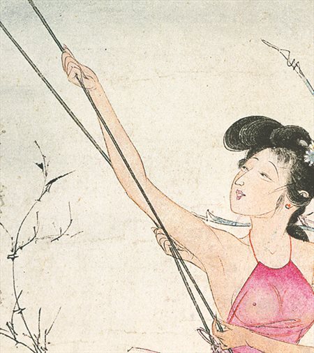 甘谷县-胡也佛的仕女画和最知名的金瓶梅秘戏图